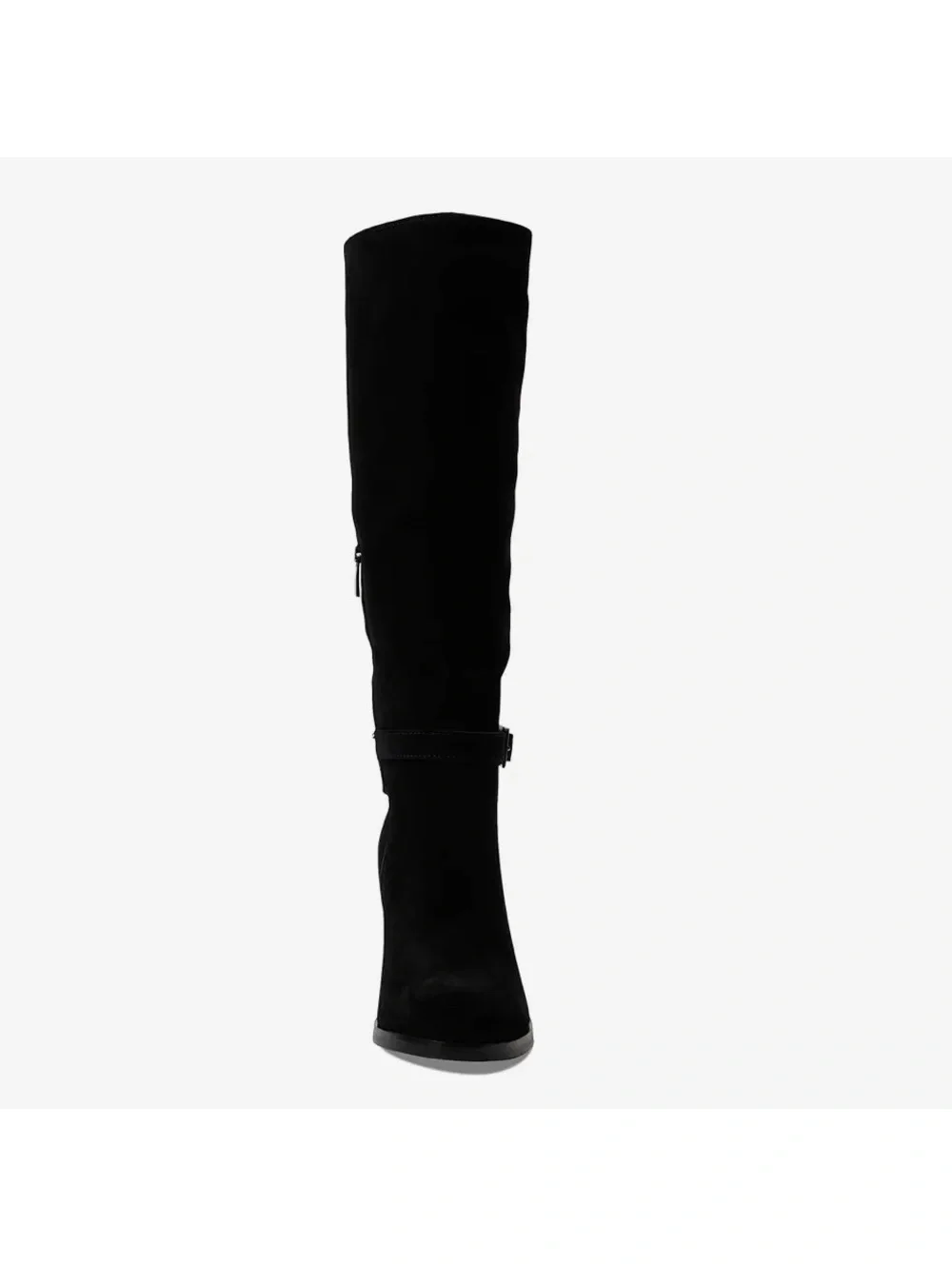 NWT La Canadienne Paul Buckled High Heel Boots, Black Size 7.5M New in Box